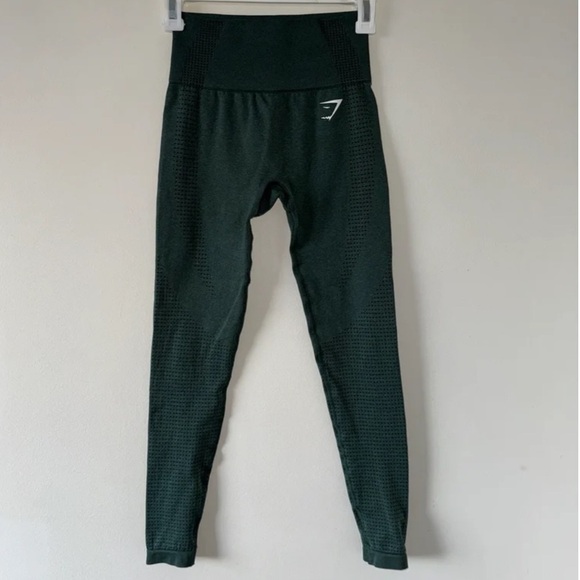Gymshark Pants - Gymshark Vital Seamless 2.0
Leggings - Dark Green Marl XS